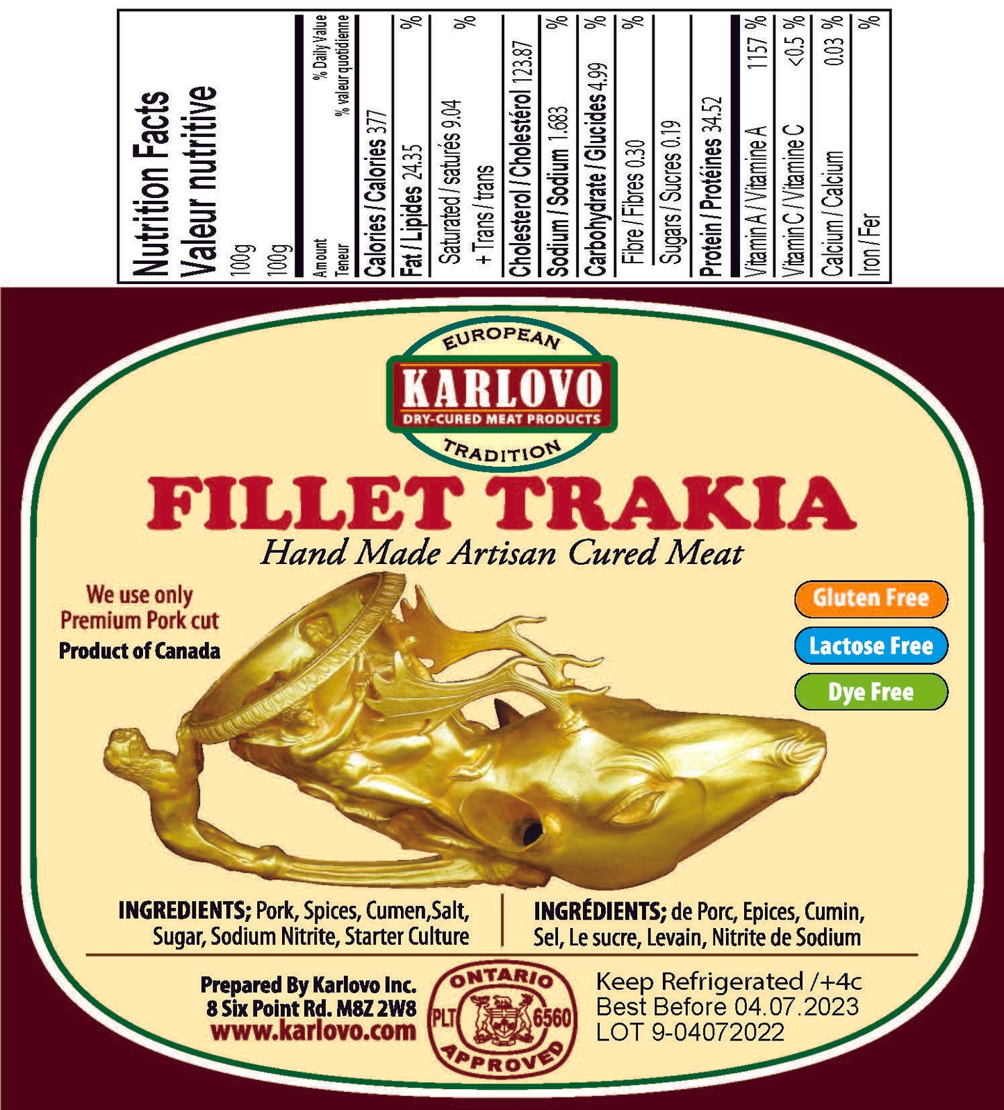 FILLET TRAKIYA